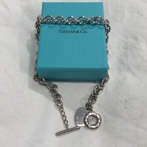 Tiffany heart toggle necklace
